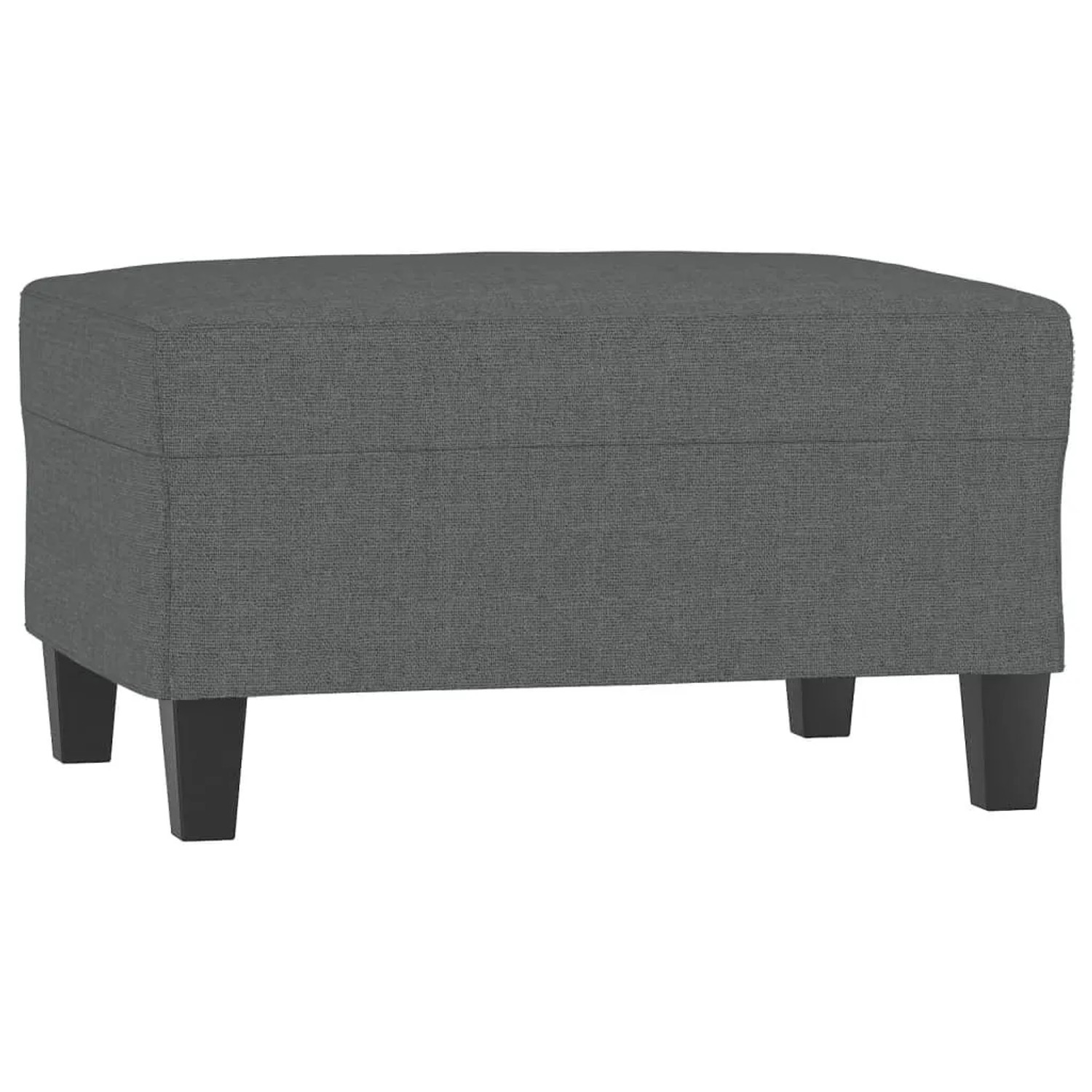 vidaXL Fußhocker Dunkelgrau 70x55x41 cm Stoff 349348