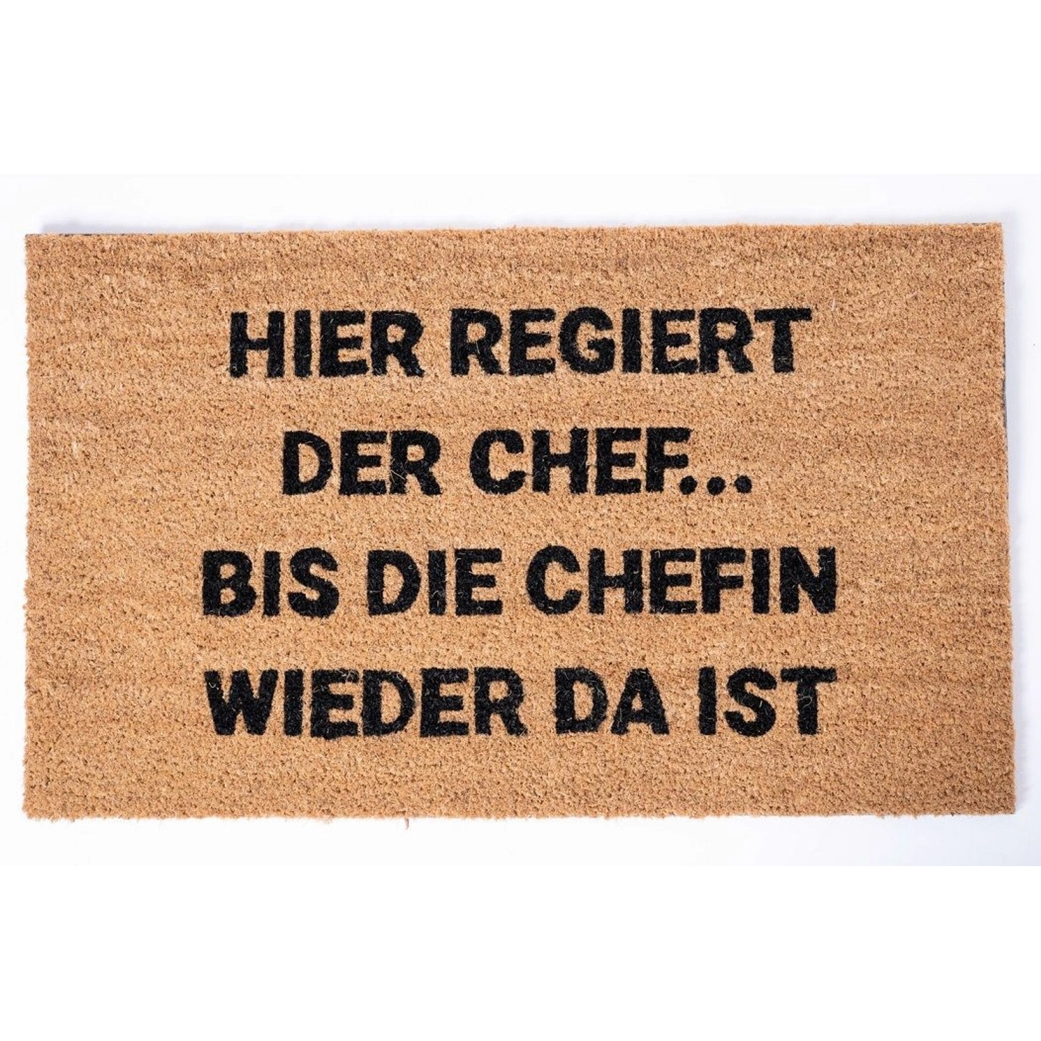 Jet-Line Kokos Fußmatte Regina Schuhabstreifer Rutschfest mit Schriftaufdru günstig online kaufen
