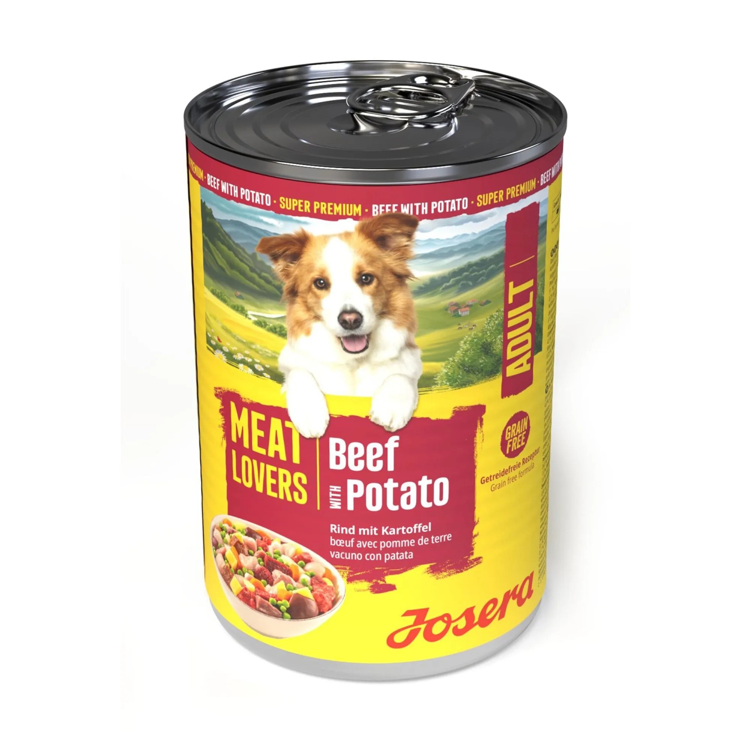 Josera Hunde-Nassfutter Meat Lovers Menu Beef & Potato 400 g
