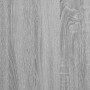 Detailaufnahme: Holzwerkstoff in Grau Sonoma für vidaXL Beistelltische.