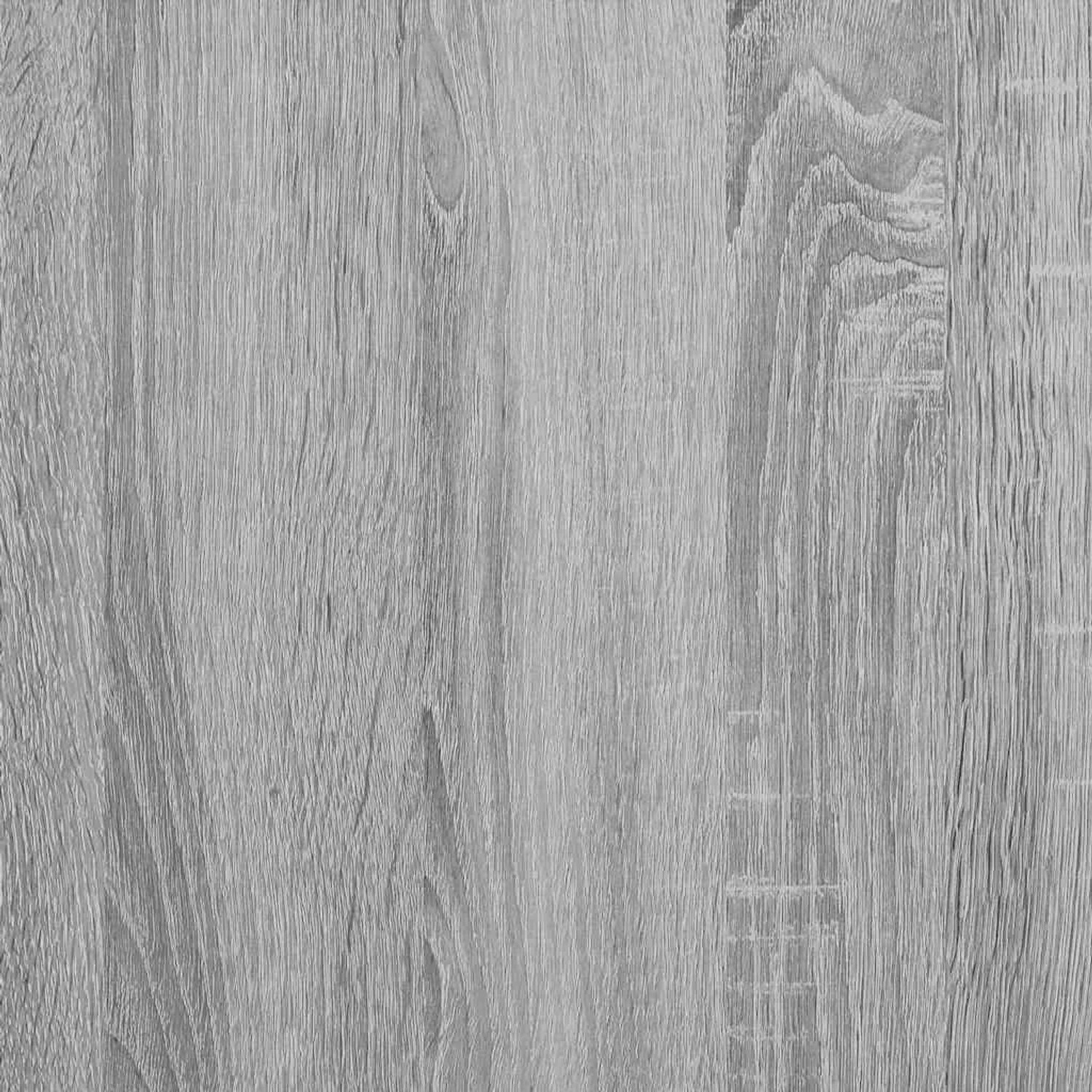 Detailaufnahme: Holzwerkstoff in Grau Sonoma für vidaXL Beistelltische.