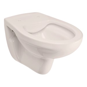 Calmwaters Wand-WC, spülrandlos, Tiefspüler, Pergamon. Hänge-WC in Beige mit glatter Keramikoberfläche.