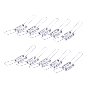 10er-Set Orion Lightstyle Glashaltefedern zur Befestigung von Lampenschirmen.