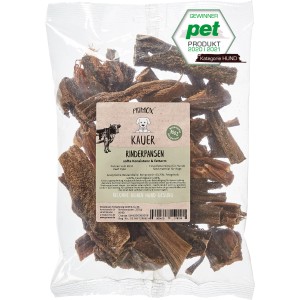 Primox Kauer Klassik Rinderpansen, 250g, Hunde-Snack im Beutel. Getrocknete Natursnacks für Hunde.