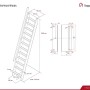 Treppen Intercon Raumspartreppe Easy Step Massivholz Fichte Einseitiges Geländer_7