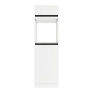 Optifit Hochschrank Luca932 für Backofen und Kühlschrank, 60 cm, weiß.