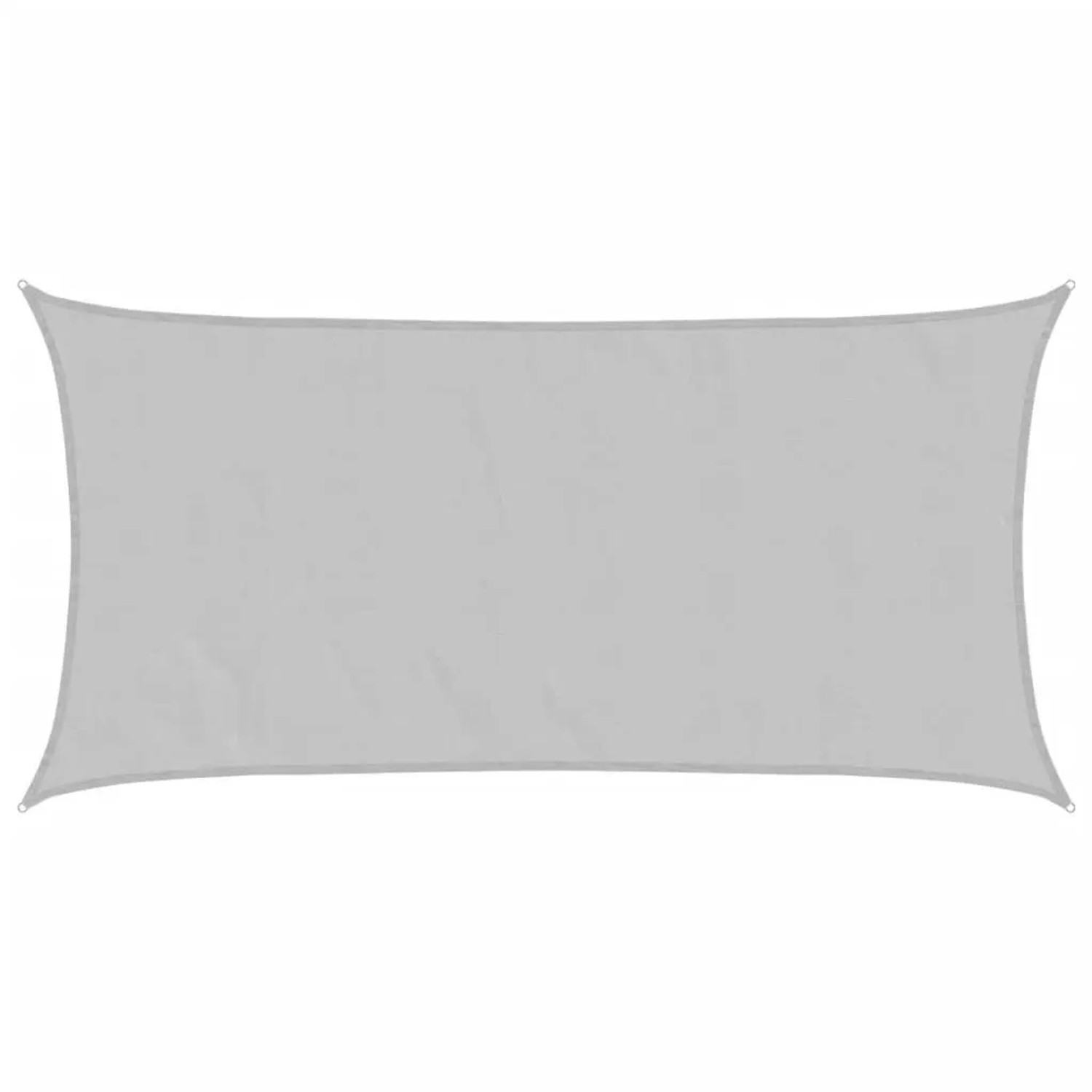 vidaXL Sonnensegel Hellgrau 3,5x2 m 100% Polyester Oxford 4000536