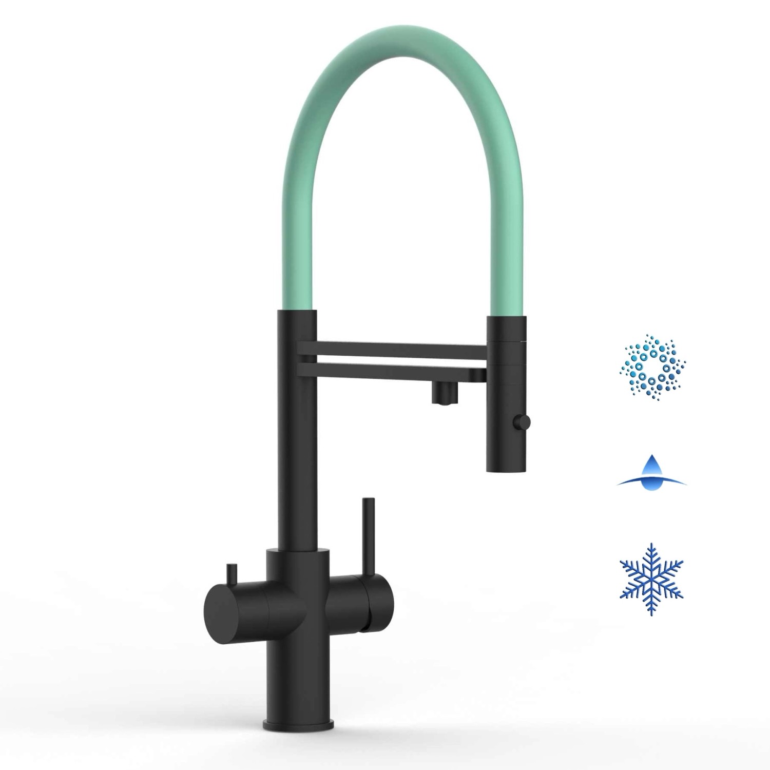 VIZIO 5 Wege Wasserhahn Küchenarmatur Edelstahl Massiv mit 360° Schwenkbare günstig online kaufen