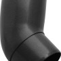 Marley Rohrbogen 45° DN 105 in Anthrazit-Metallic für Kunststoff-Dachrinnen.
