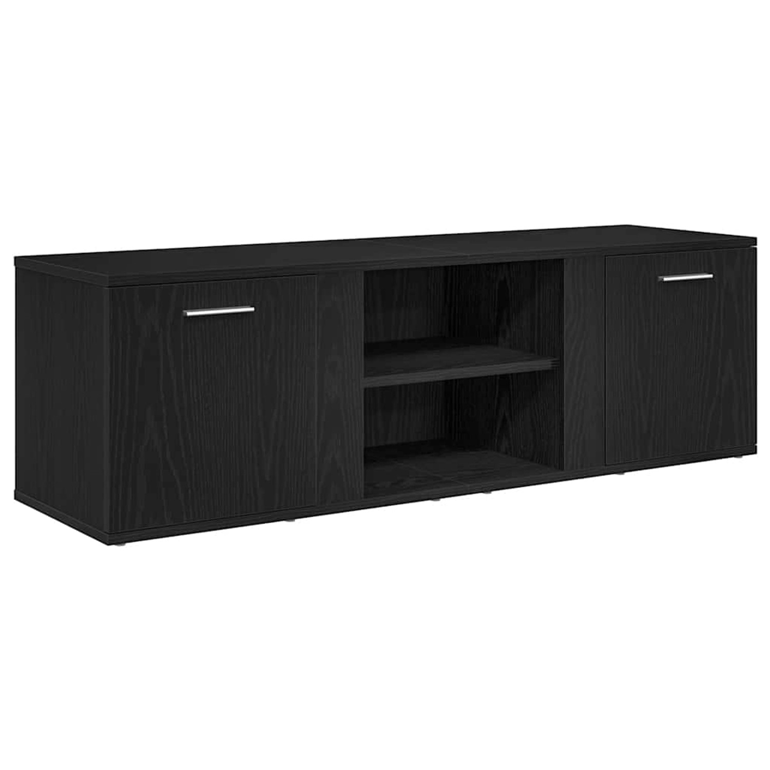 vidaXL TV-Schrank Schwarze Eiche 120x34x37 cm Holzwerkstoff 862475 günstig online kaufen