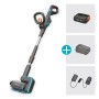 Gardena Akku-Multi-Reiniger AquaBrush Patio mit Akku und Ladegerät für Terrassen und Gartenmöbel.