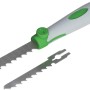 Fugenkratzer- und Unkrautstecher-Set mit Griff und zwei Klingen für Gartenarbeiten.