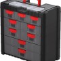 Kistenberg Werkzeug-Organizer Multicase Cargo, 400x200x390 mm, mit Schubladen und Tragegriff.