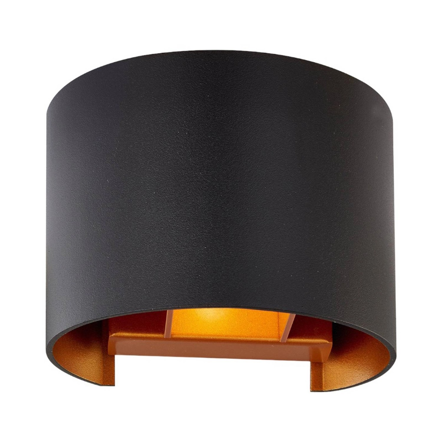 Arcchio Wandleuchte Wandlampe Innen Zuzana 9621852 Modern in Schwarz aus Al günstig online kaufen