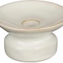Offwhite Kerzenständer (Ø 10,5 cm) von Mica Decorations aus Keramik.