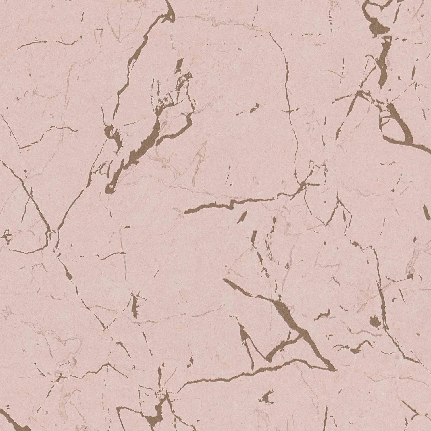 PROFHOME 378554-GU Grafik Tapete Steinoptik glänzend Rosa Beige 0,53 m x 10,05 m 5,33 m2 Rosa