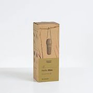 Verpackung des SingingFriend Vogelfutter-Spender Max in Grün.