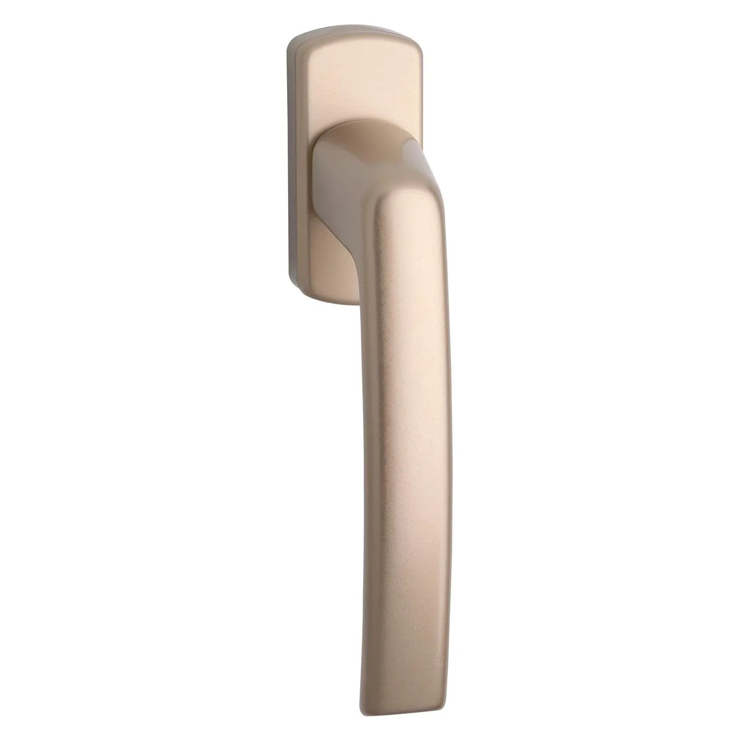 Maco Fenstergriff Harmony Höhe 55mm mit Nocken 10/12mm & Vierkantstift 7x35mm Griff für Fenster Aluminium Bronze Eloxiert