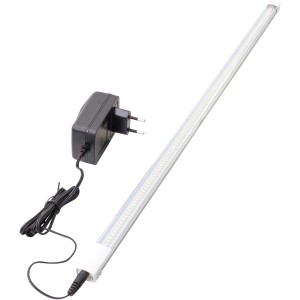 REV Ritter LED-Unterbauleuchte XS 60cm Silber mit Netzteil. Kompakte Küchenleuchte für Schränke.