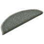 vidaXL Stufenmatten 15 Stk 56x17x3 cm Dunkelgrün Halbrund 322360_4