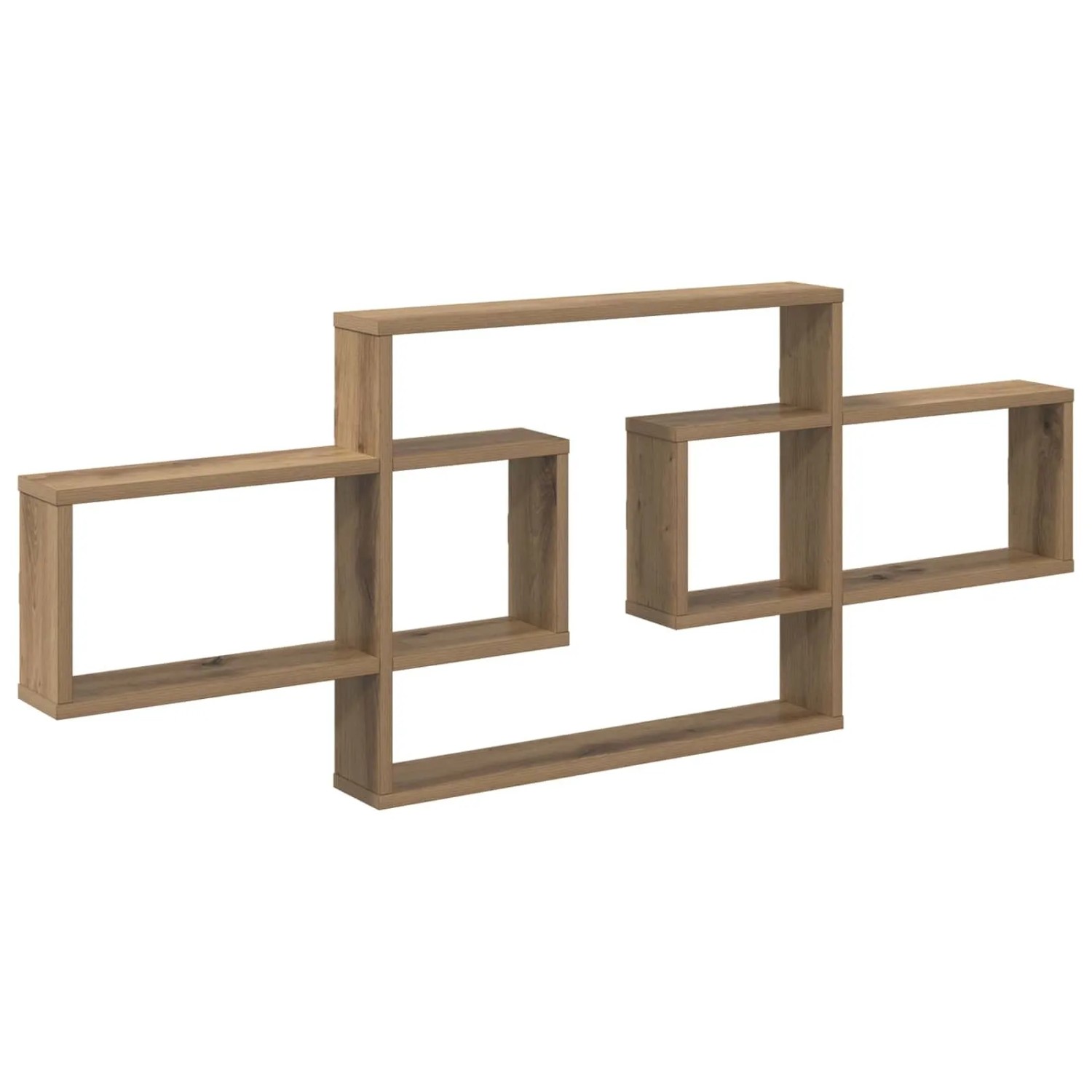 vidaXL Wandregal Artisan-Eiche 130 x 10 x 50 cm Holzwerkstoff 8012459