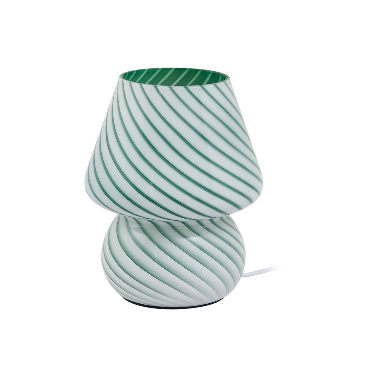 Lindby Tischlampe Andriana 10030680 Modern in Grün aus Glas 1-flammig E14 W günstig online kaufen