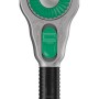 Wera Zyklop Speed-Knarre 8000 A SB mit 6,3 mm (1/4) Antrieb, Ratschenschlüssel mit grün-schwarzem Griff.
