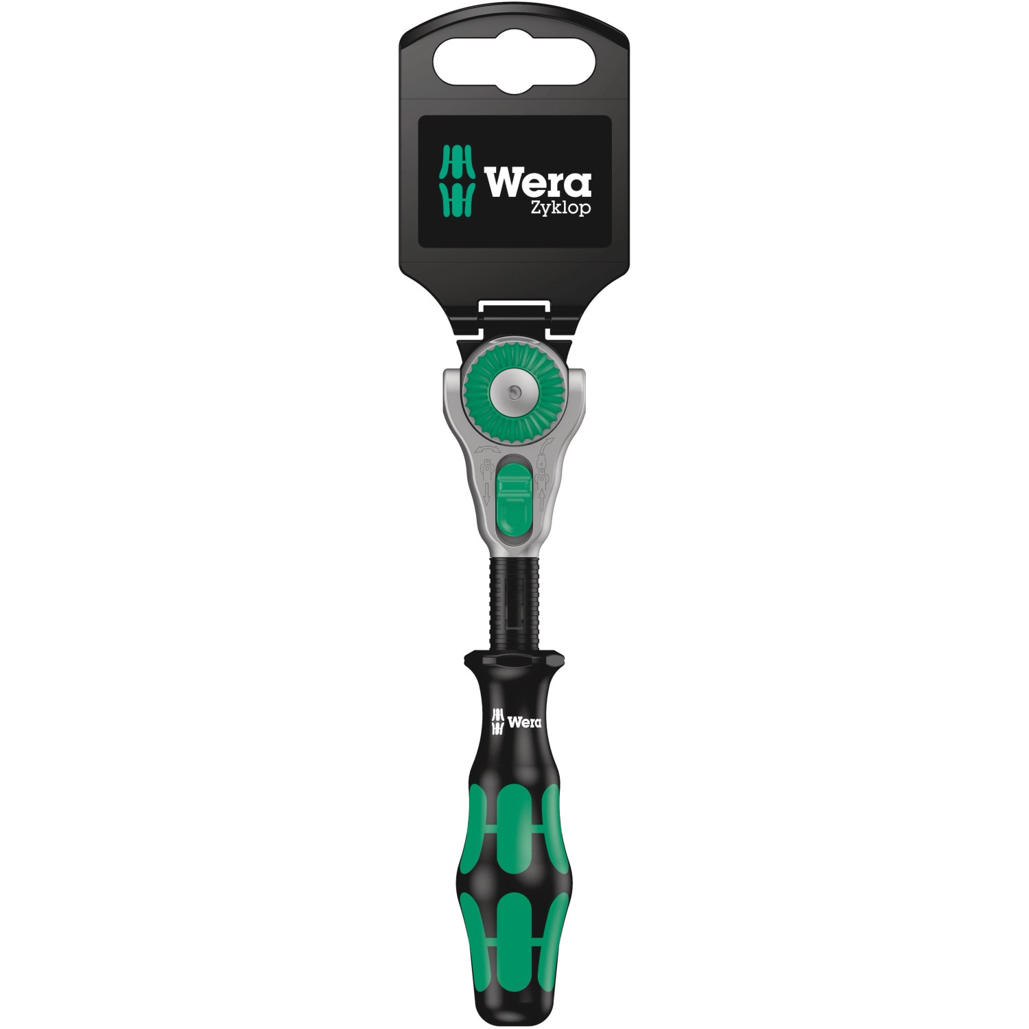 Wera Zyklop Speed-Knarre 8000 A SB mit 6,3 mm (1/4 Zoll)-Antrieb