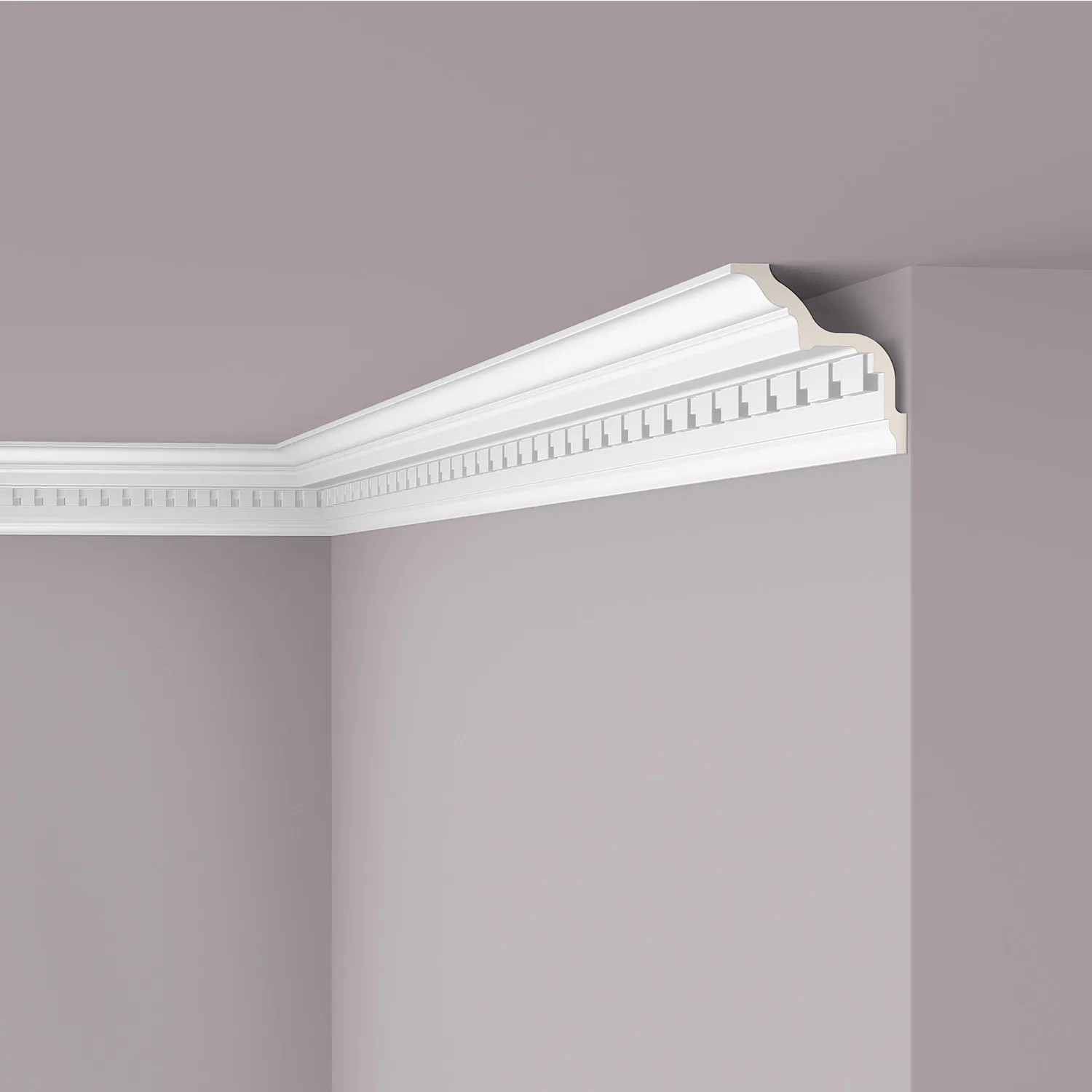 NOEL & MARQUET NMC Z5 ARSTYL Eckleiste Zierleiste Stuckleiste 2 m 200 cm x 12,8 cm x 12,8 cm Weiß