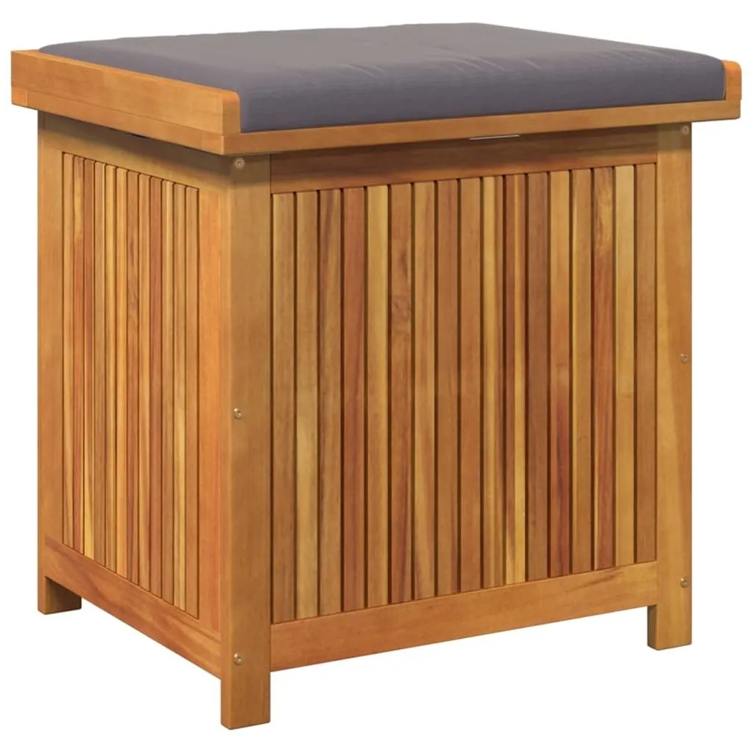 vidaXL Outdoor-Kissenbox 60x50x61 cm Massivholz Akazie 4106477