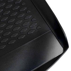 Schwarze Kofferraummatte für VW TIGUAN ALLSPACE (ab 2017) aus Gummi, rutschfest und abweisend.