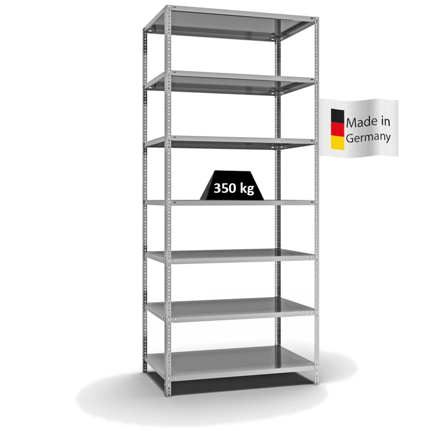 PROREGAL Fachbodenregal Schraubsystem Heavy-Duty Grundregal HxBxT 300 x 130 günstig online kaufen