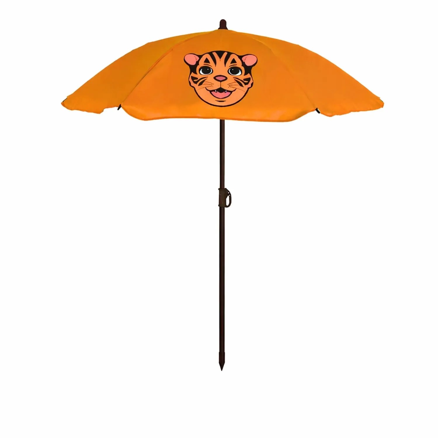 Mojawo Kinder Sonnenschirm Sonnenschutz Gartenschirm Campingmöbel B110xH130 CM Tiger
