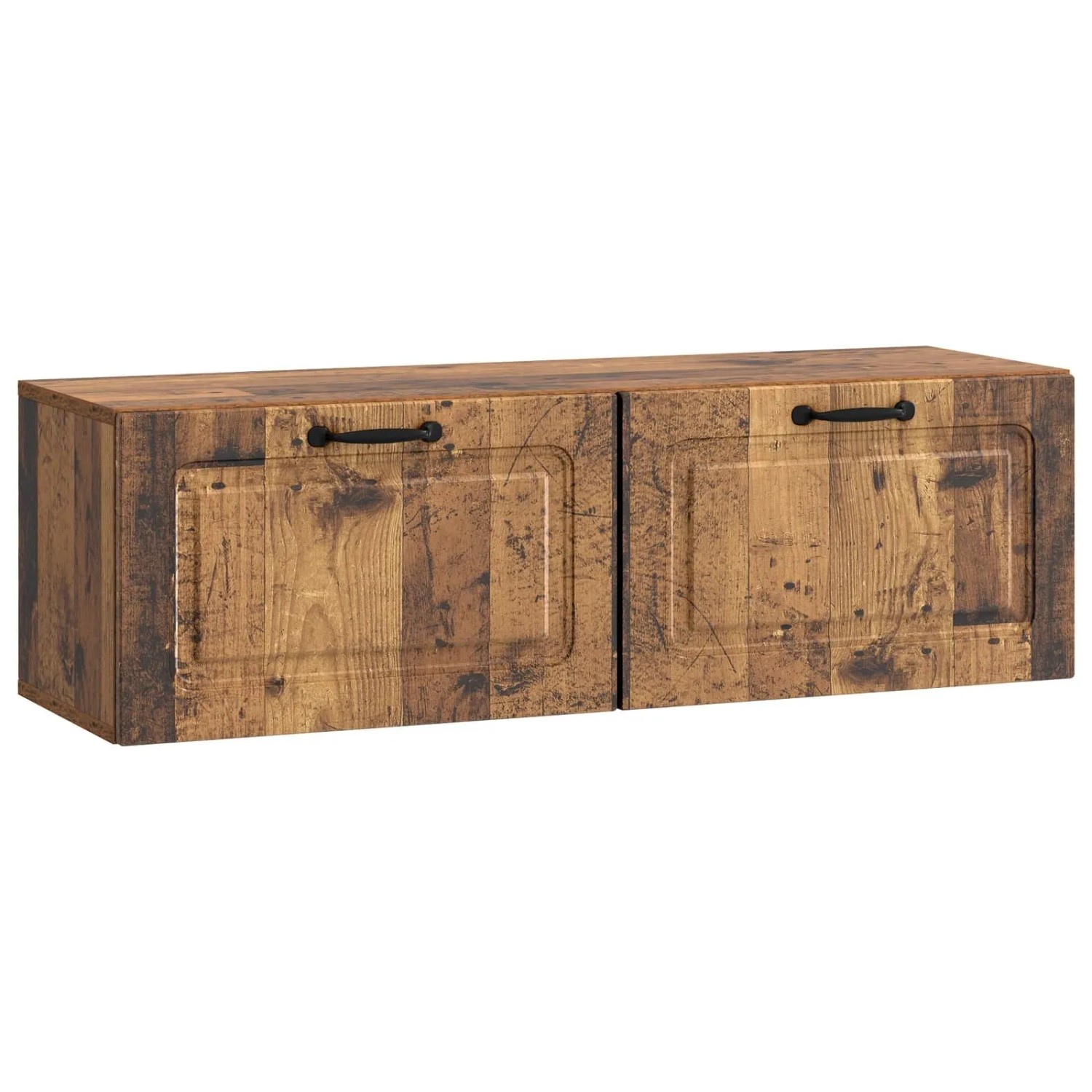 vidaXL Wandmontierter TV-Schrank Altholz 98 x 31 x 30 cm Holzwerkstoff 899413