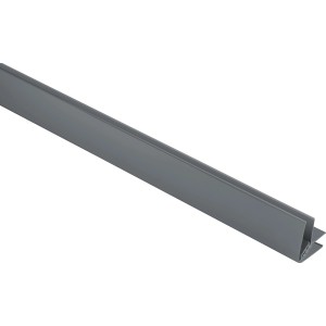 Grosfillex Winkelprofil, cold grey, 5-8mm, 260cm, für Innen- und Außenecken.