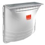 Therm Lichtschacht 80x60 cm mit Rost und Montageset, weiß.