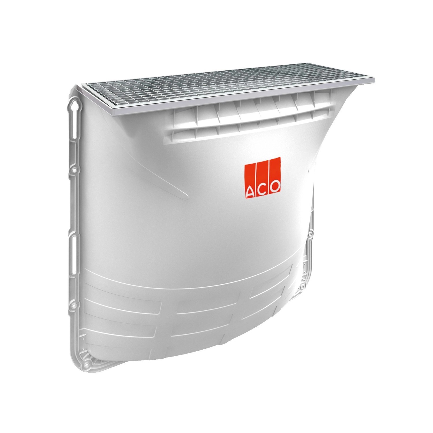 ACO Streckmetallrost für Lichtschacht Stahl verzinkt 104 cm x 40 cm x 5 cm