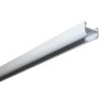 Weiße Gardinia Aluminiumschiene, 180 cm lang, für Vorhänge und Gardinen.