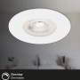 Weiße, dimmbare Brilo LED Einbauleuchte Kulana im 3er-Set. Ideal als Deckenstrahler.