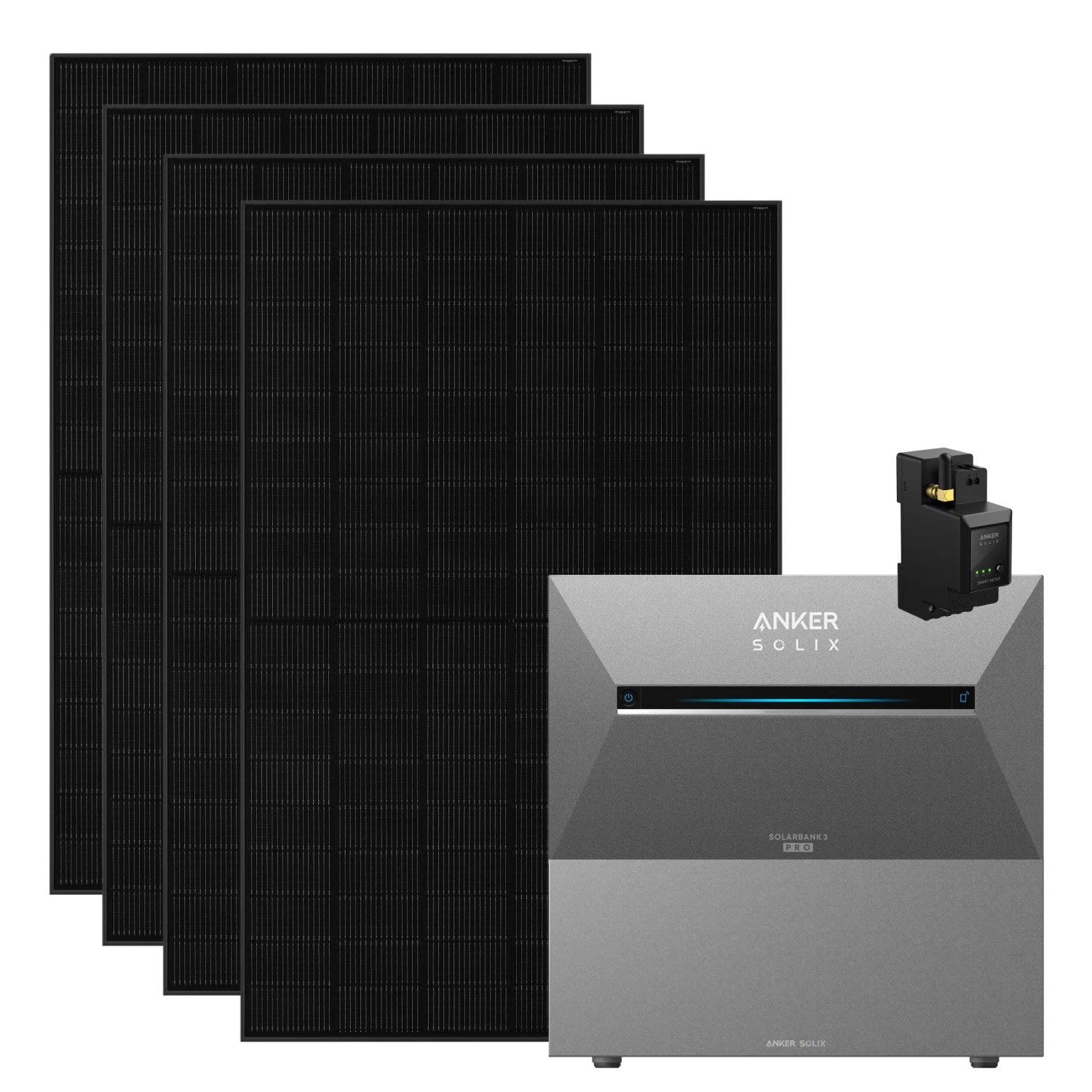Anker SOLIX Solarbank 3 Pro 1.820 W Balkonkraftwerk mit 1 BP2700 Ohne Halterung