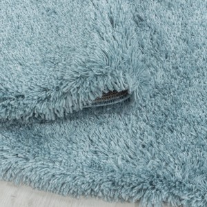 Ayyildiz Hochflorteppich Fluffy 3500 Blau Ø 120 cm