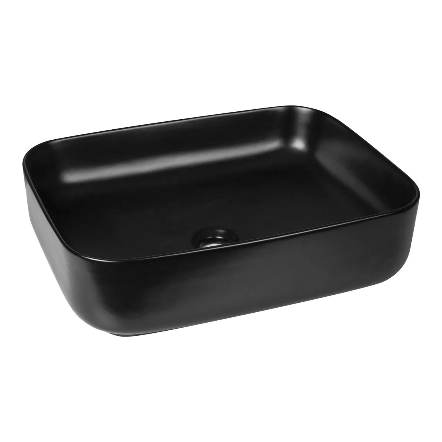 Kerra Aufsatzwaschbecken KR-384 Schwarz Matt