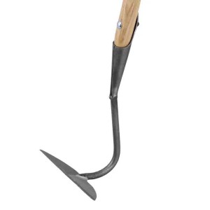 D&O Rübenhacke 18 cm mit Eschenstiel, Gartenhandgerät zum Jäten und Lockern des Bodens.
