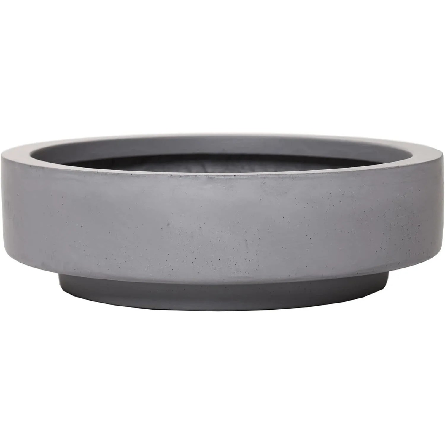 Vivanno Pflanzschale Escada Low 30 cm x 30 cm x 9 cm Betongrau