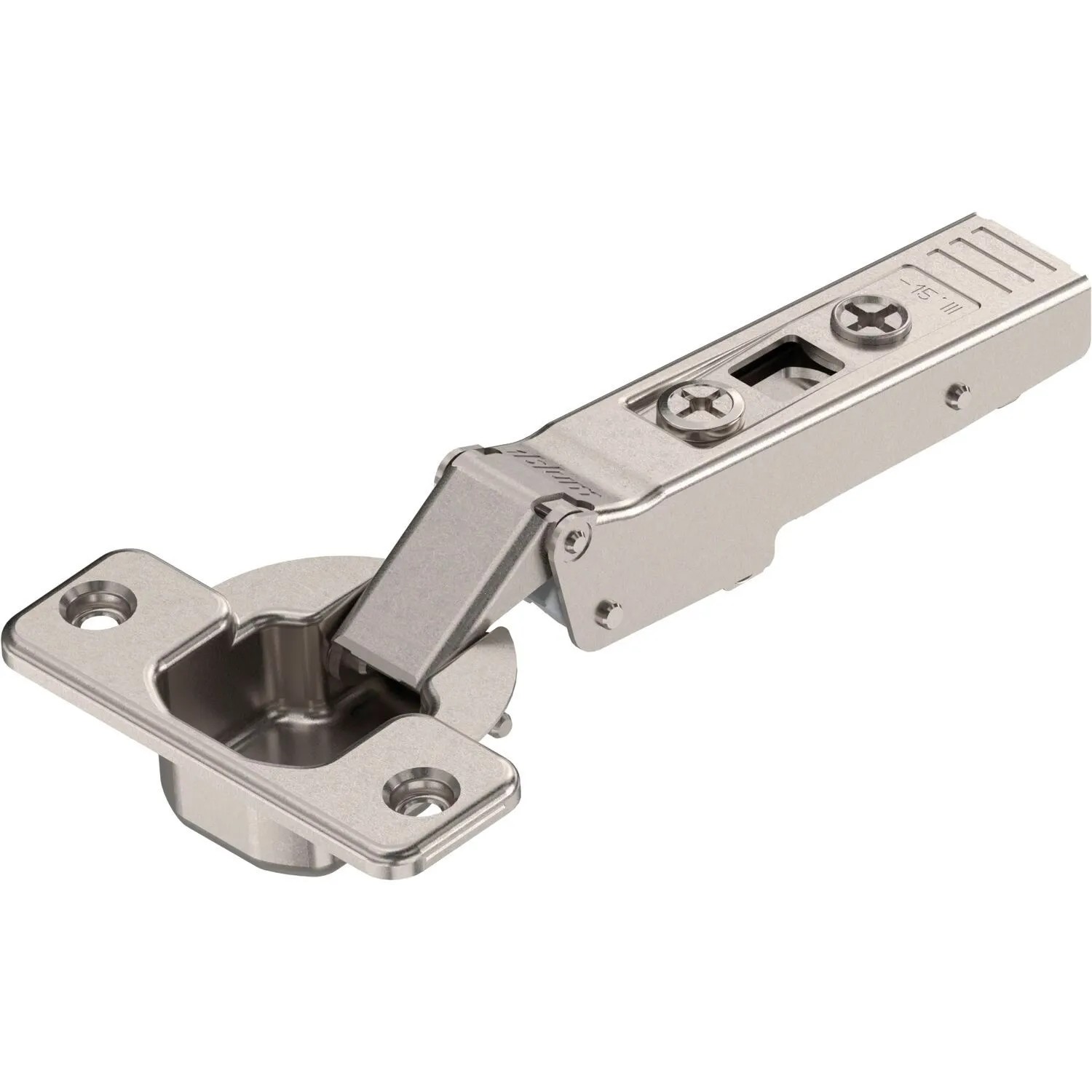 Blum Winkelscharnier Clip Top -15 Grad ohne Feder Schrauben