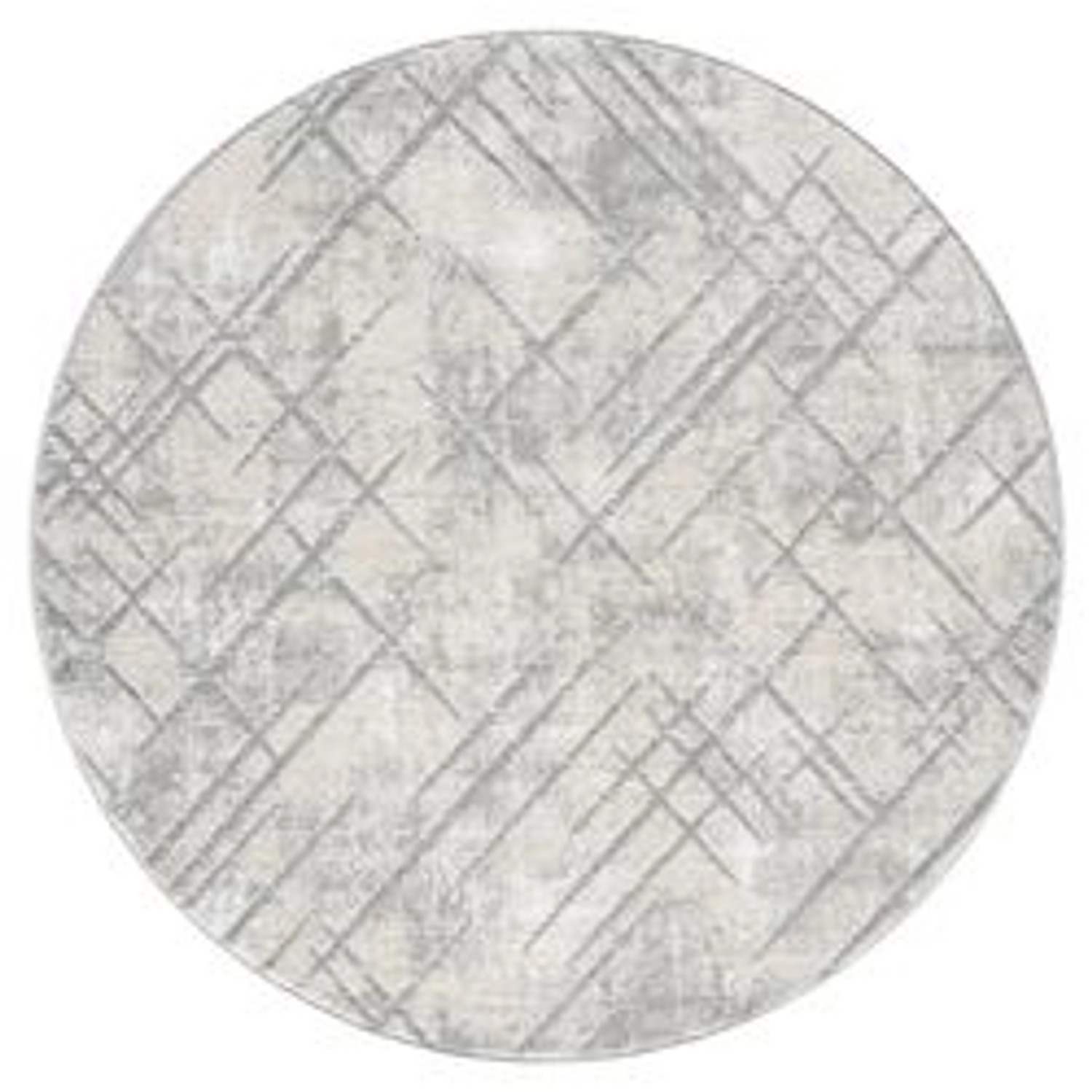 payé Teppich Royal 245 Rund 200x200 cm Grau günstig online kaufen