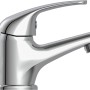 Chromfarbene Einhebelmischer-Waschbeckenarmatur Athos Plus für das Badezimmer.