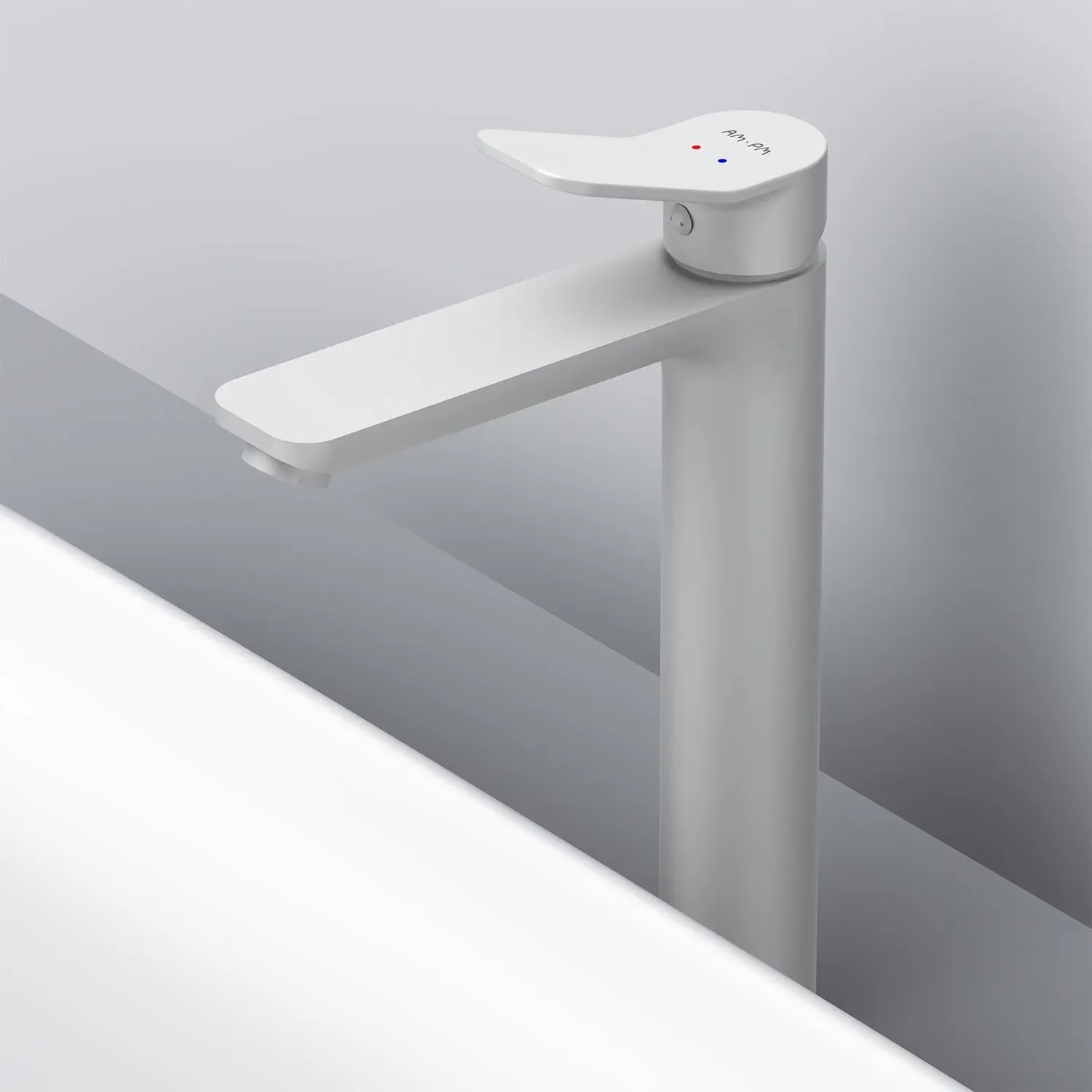 AM.PM Waschtischarmatur mit hohem Auslauf, Waschbecken Armatur  