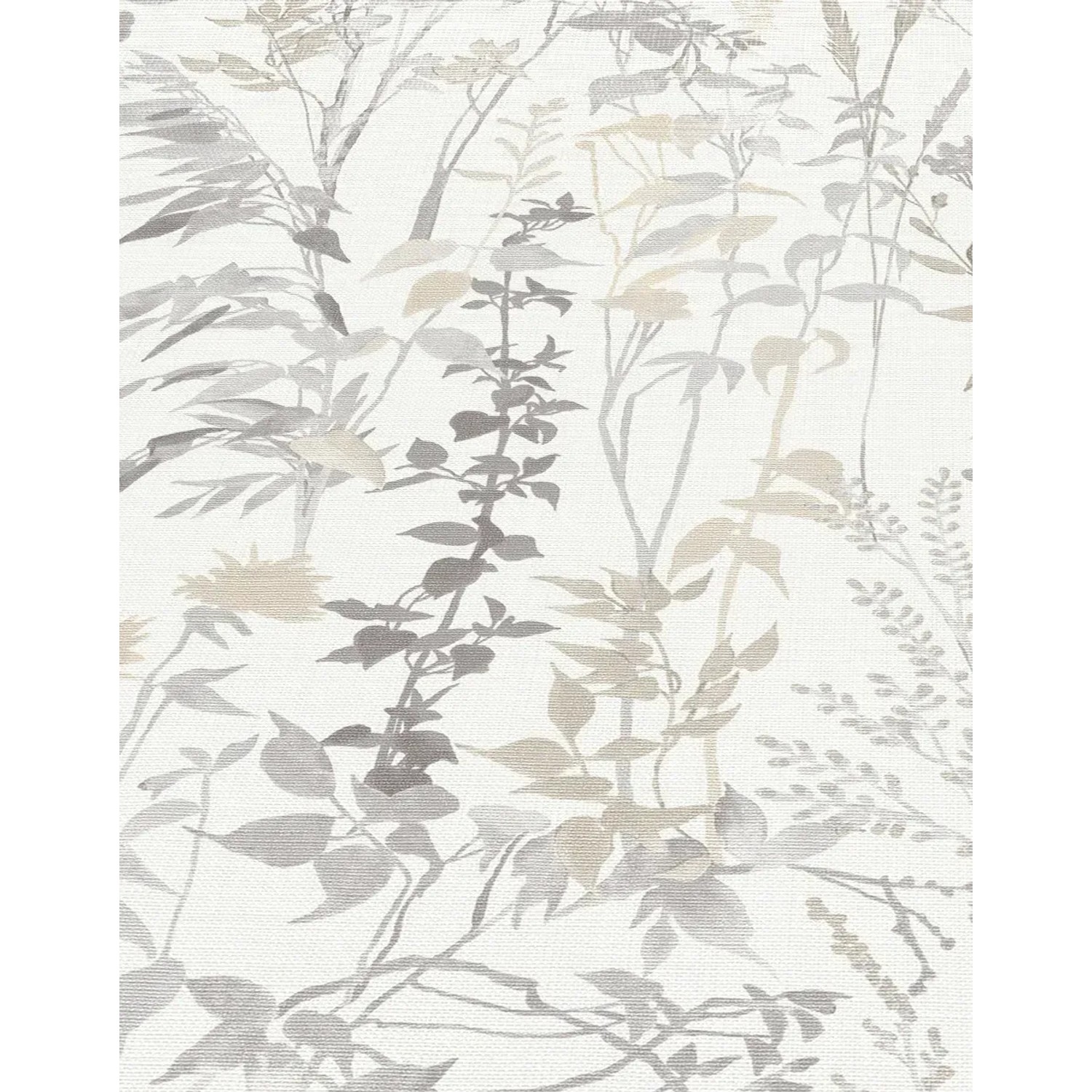 Erismann Vliestapete Casual Chic mit Blumenwiese in Creme, Landhausstil.