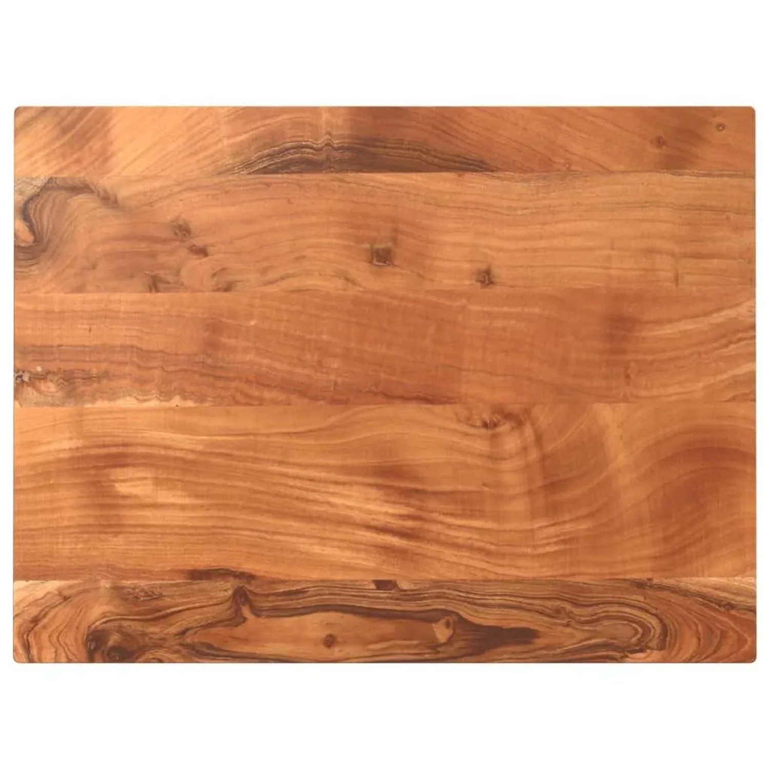 vidaXL Tischplatte 90x50x2,5 cm Rechteckig Massivholz Akazie 370918